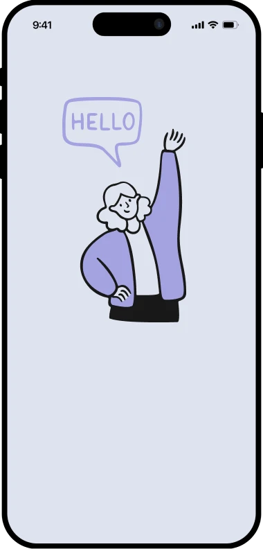 iOS phone mockup displaying a NativePHP application